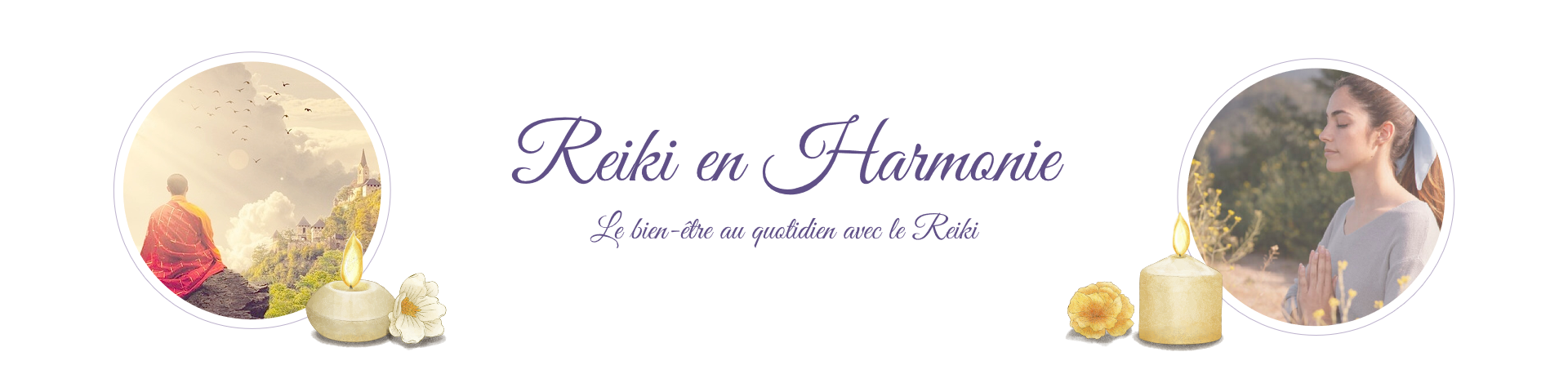 Bannière Reiki en Harmonie